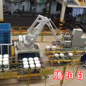 碼垛機器人桶裝產品自動化碼垛