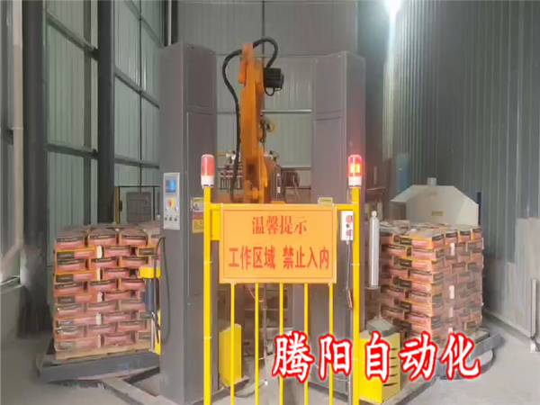 砂漿碼垛機(jī)器人纏繞機(jī)建筑材料生產(chǎn)自動(dòng)化新星